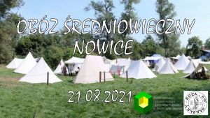 Obóz średniowieczny w Nowicach 2021 banner