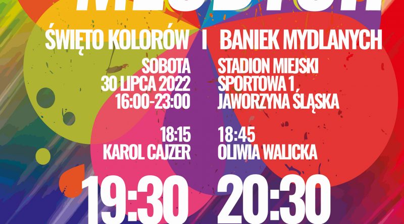 Plakat informcyjny Festiwal Młodych