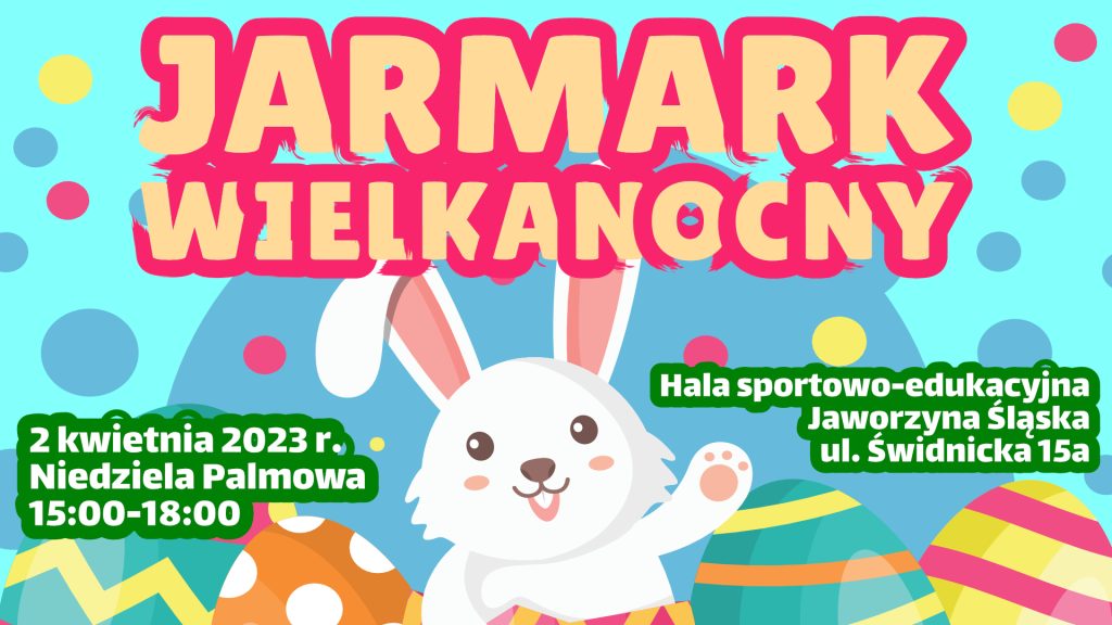 Jarmark Wielkanocny Jaworzyna Śląska banner reklamowy 2023